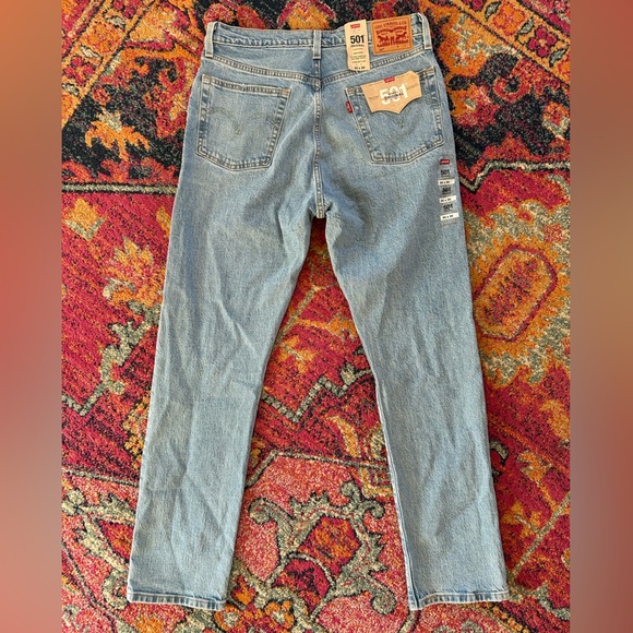 NWT Levi’s | Women’s Light Blue Denim Classic Original 501 Buttonfly Jeans sz 30 - Picture 14 of 16